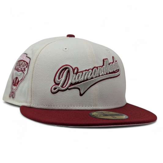 Arizona Diamondbacks 1998 Inaugural Season Pink Brim Fitted Hats