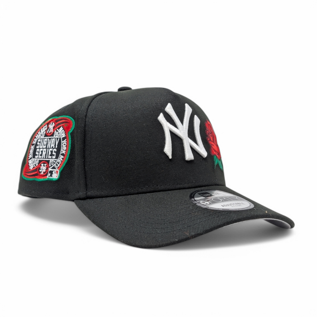 New York Yankees Subway Series Flower Logo 9Forty A-Frame Hats