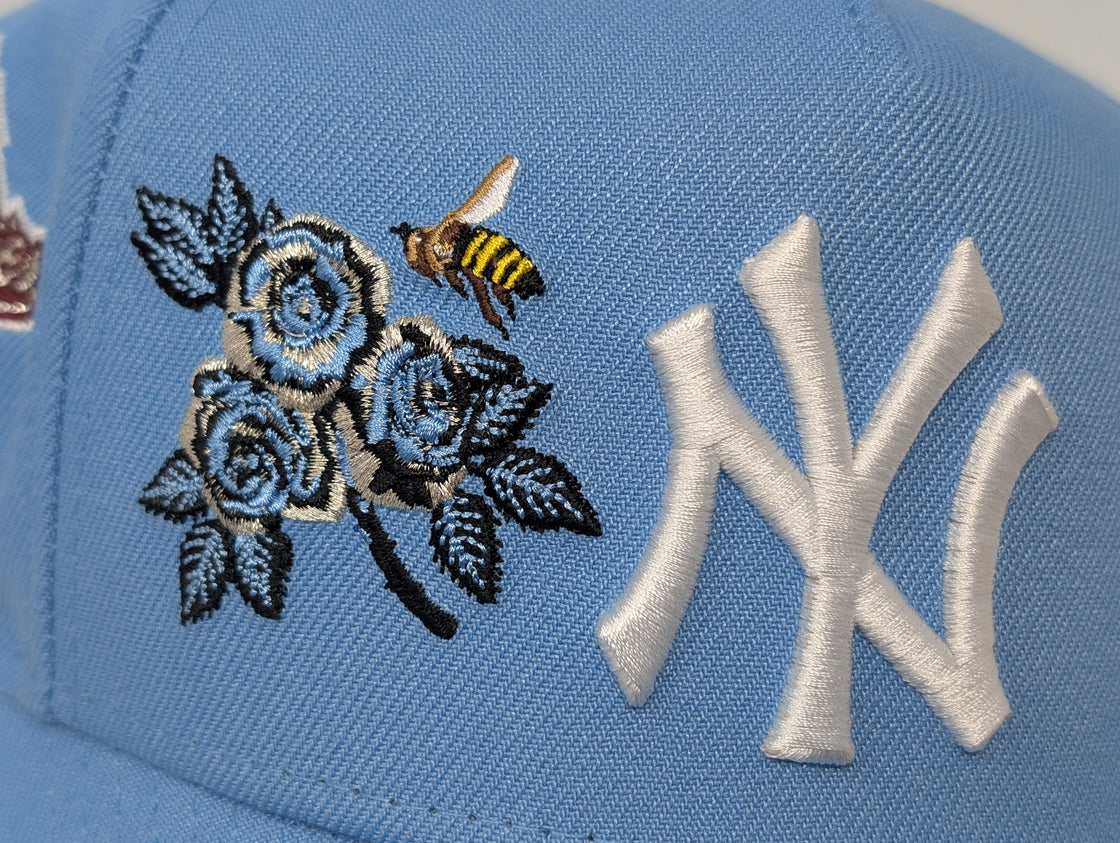 New York Yankees 1996 World Series Sky Blue 9Forty A-Frame Snapback Hats