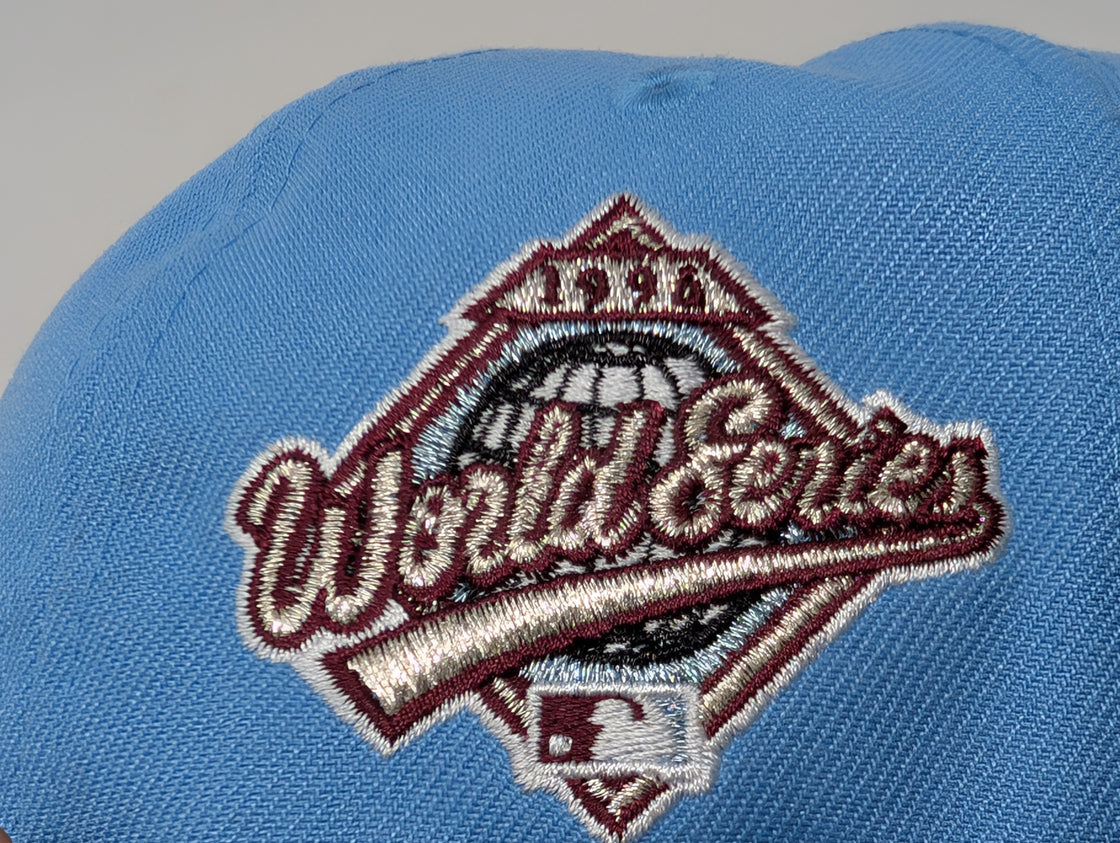 New York Yankees 1996 World Series Sky Blue 9Forty A-Frame Snapback Hats