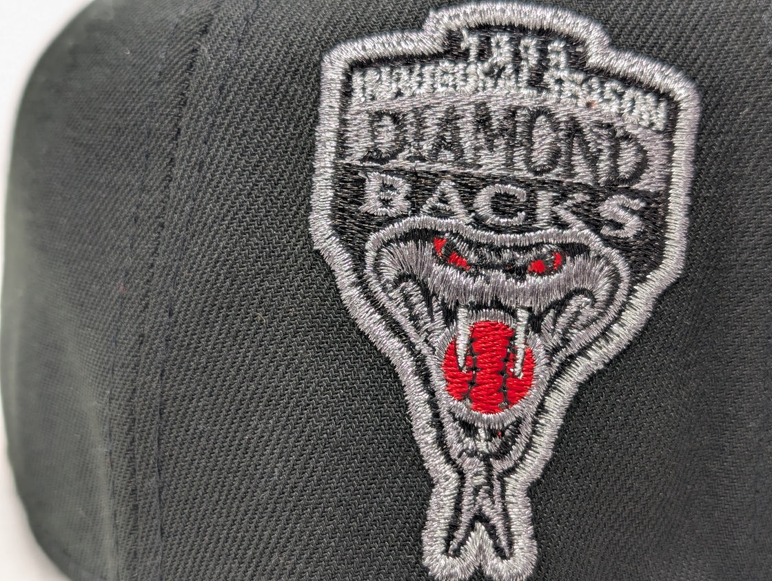 Arizona Diamondbacks 1998 Inaugural Season Upside Down Logo Fitted Hats