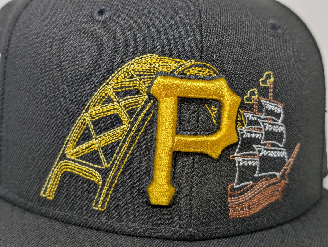 Pittsburgh Pirates 2006 All Star Game State Stitch New Era Fitted Hats