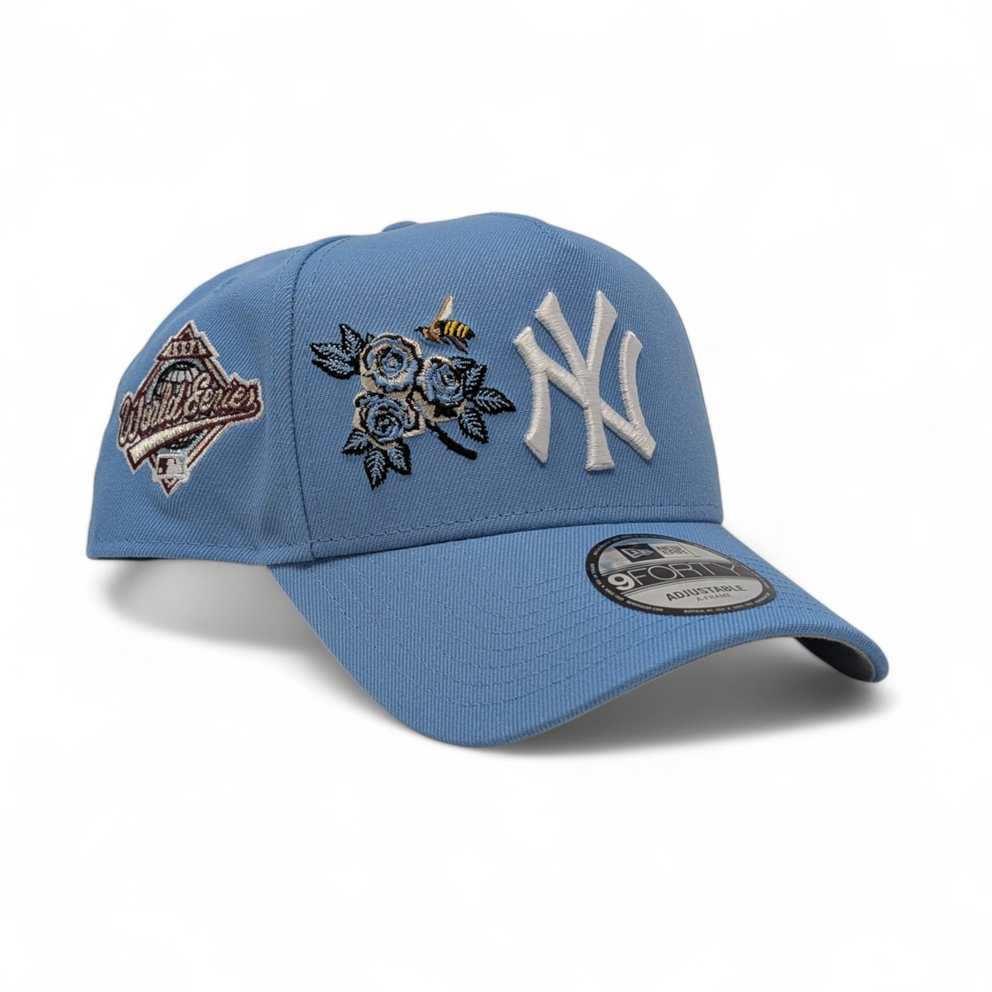 New York Yankees 1996 World Series Sky Blue 9Forty A-Frame Snapback Hats