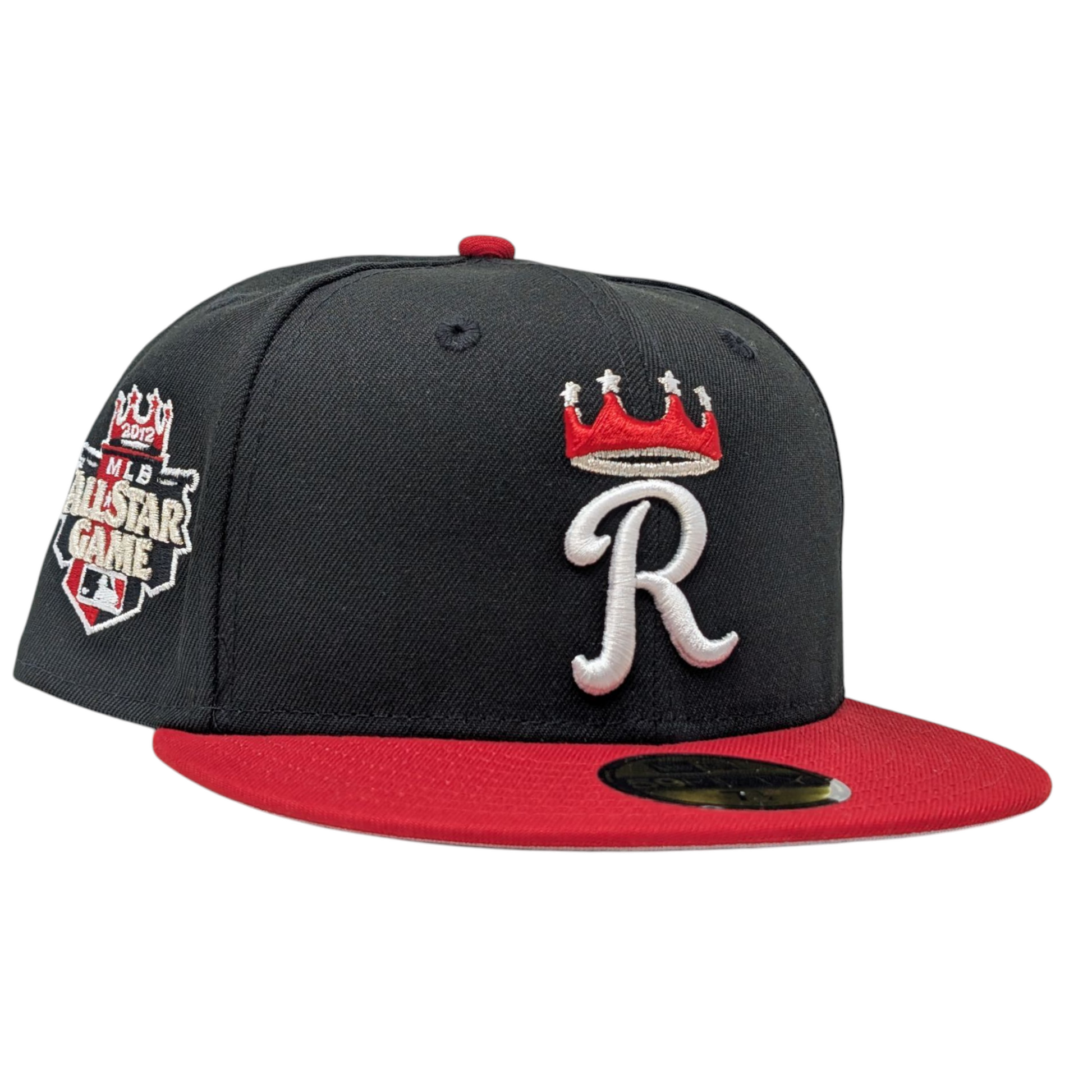 Kansas City Royal 2012 All Star Game New Era Fitted Hats Black Red
