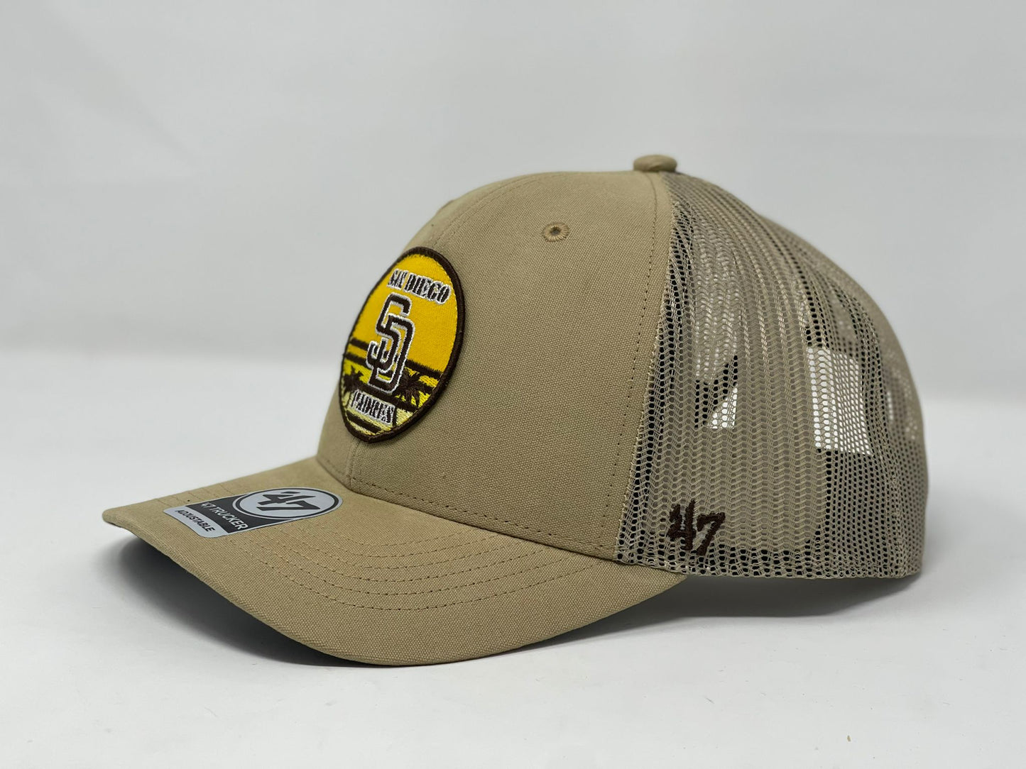 San Diego Padres  '47 Shumay MVP Trucker Snapback Hat - cream