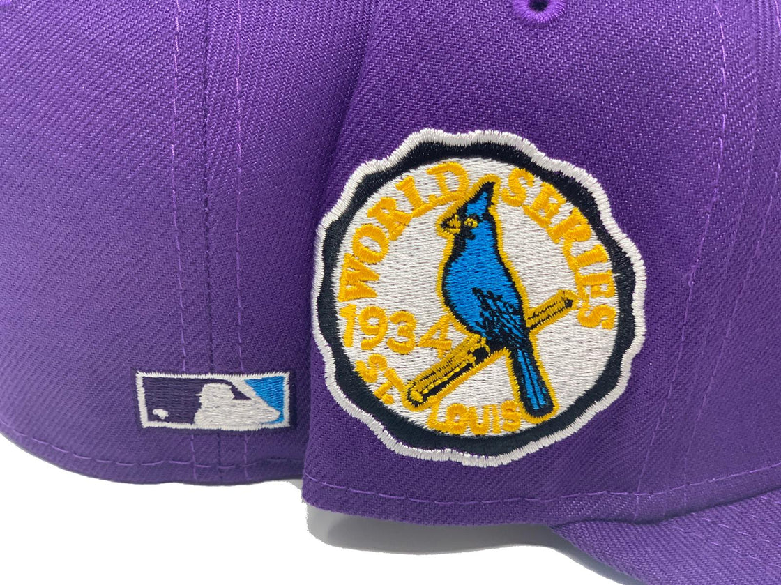 Deep Purple St. Louis Cardinals 1934 World Series New Era Fitted Hat