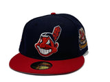 CLEVELAND INDIANS 1954 ALL STAR GAME AMERICAN LEAGUE GRAY BRIM NEW ERA FITTED HAT