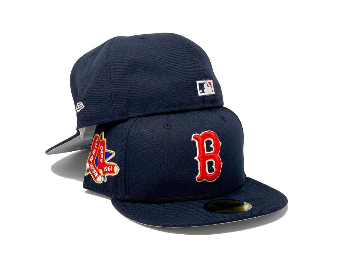 BOSTON RED SOX 1961 ALL STAR GAME GRAY BRIM NEW ERA 59FIFTY FITTED