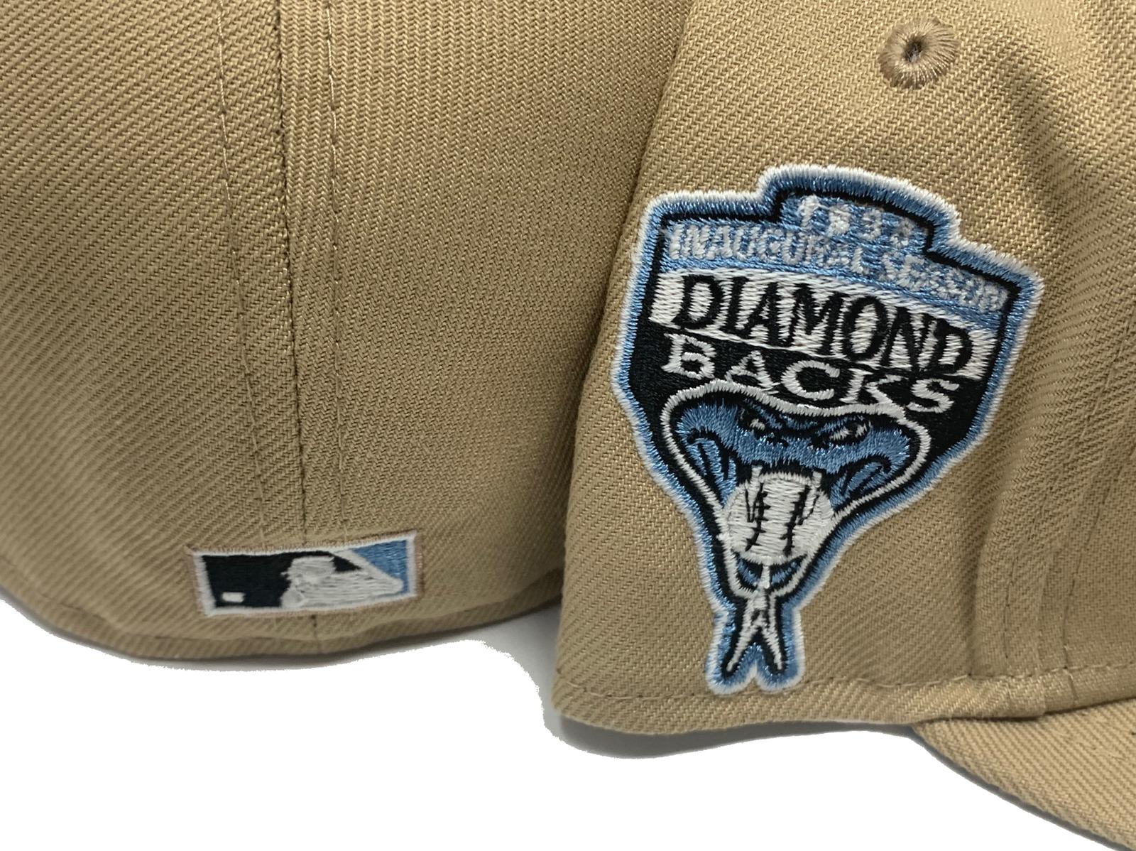 ARIZONA DIAMONDBACKS 1998 INAUGURAL SEASON STONE CAMEL VISOR PEACH BRI –  Sports World 165