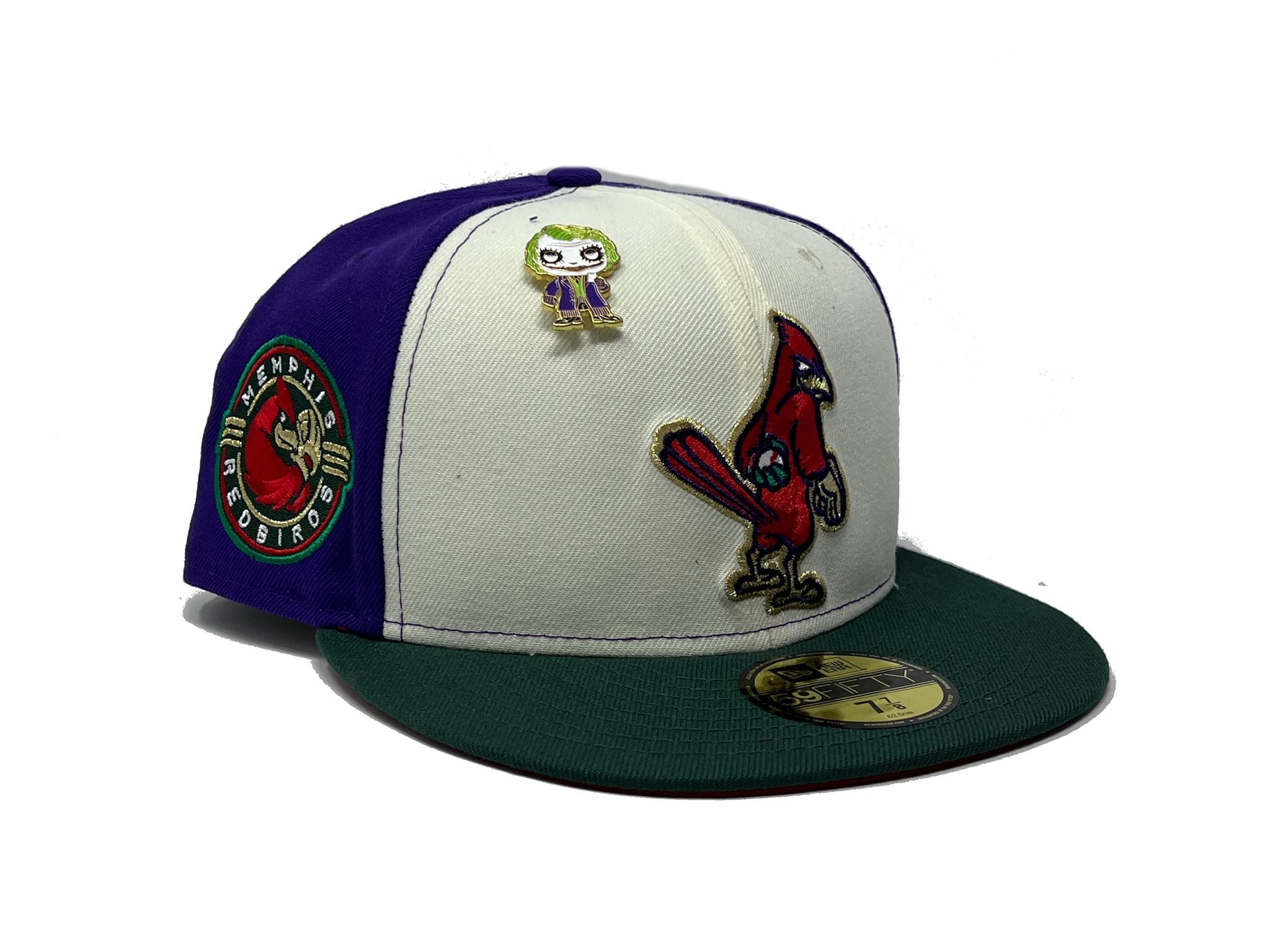New Era Men's New Era Red Memphis Redbirds Authentic Collection Team  Alternate 59FIFTY Fitted Hat
