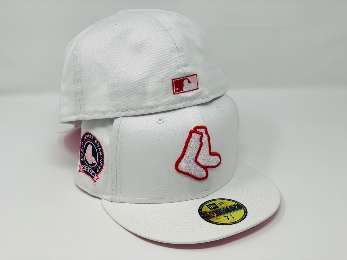 Snow White Boston Red Sox 2004 World Series 59fifty New Era Fitted