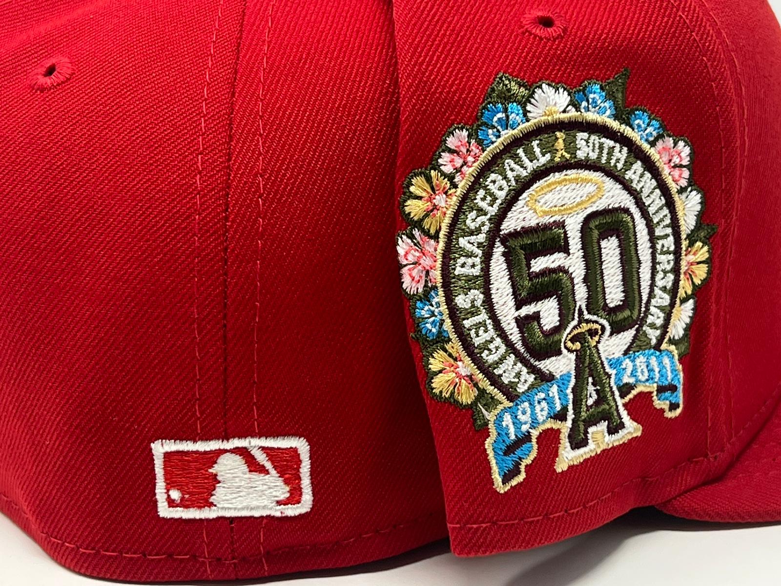 Los Angeles Angels 50th anniversary 'Botanical Pack 59Fifty New