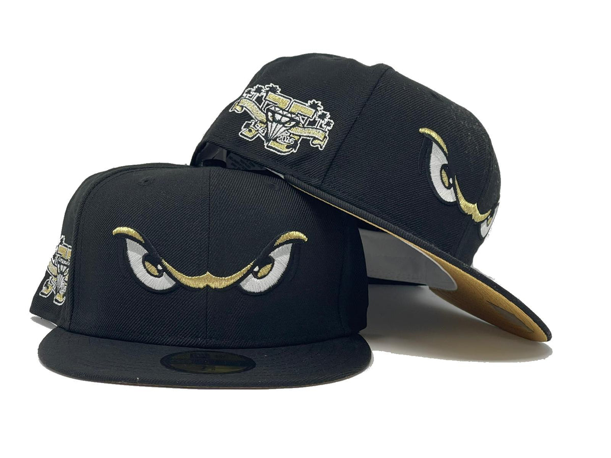 LAKE ELSINORE STORM 75TH ANNIVERSARY BLACK METALLIC GOLD BRIM NEW ERA ...