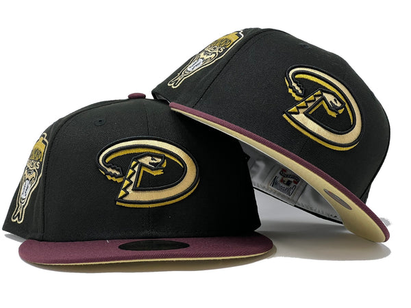 ARIZONA DIAMONDBACKS 1998 INAUGURAL SEASON LIGHT BRONZE NAVY VISOR ICY –  Sports World 165