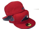 Red Colordo Rockies 20th Anniversary Custom New Era Fitted Hat