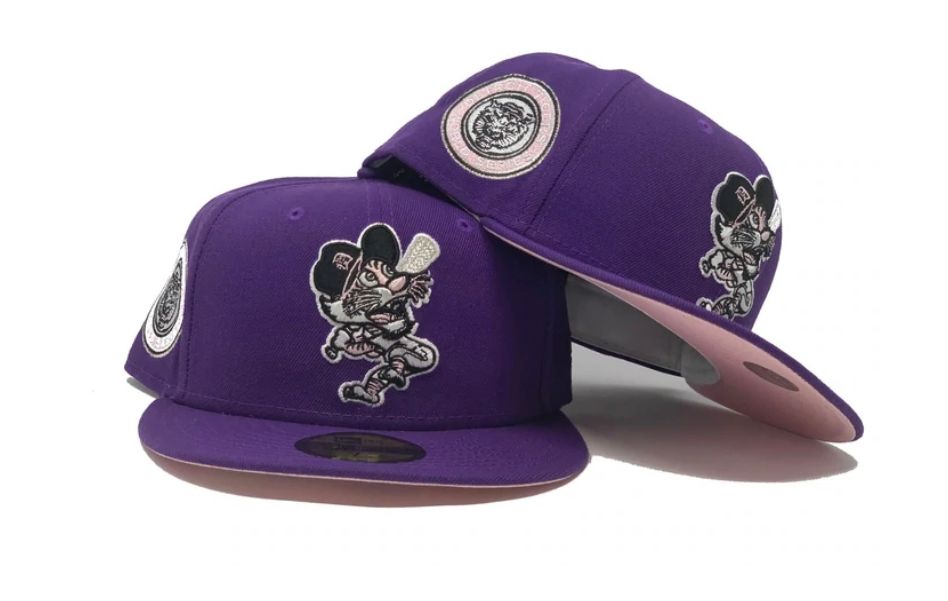 Purple Detroit Tigers 1968 World Series Custom New Era Fitted Hat