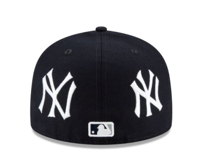 New York Yankees New Era Pi Black Metallic Side Patch 59FIFTY Fitted Hat, 8 / Black