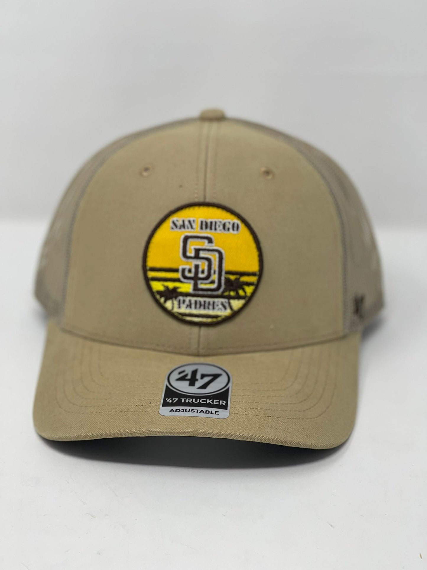 San Diego Padres  '47 Shumay MVP Trucker Snapback Hat - cream
