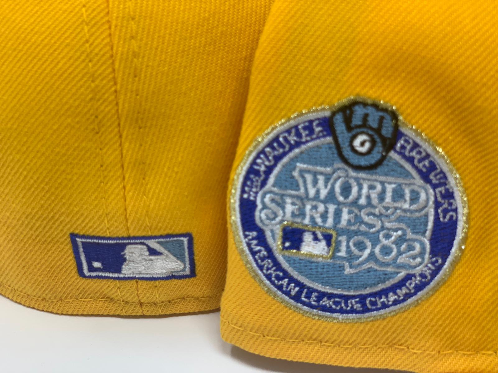 Taxi Yellow Milwaukee Brewers 1982 World Series New Era Fitted Hat – Sports  World 165