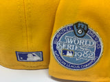 Taxi Yellow Milwaukee Brewers 1982 World Series New Era Fitted Hat