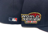 BOSTON RED SOX 2004 WORLD SERIES "CURT SCHILLING BLOODY SOCK" NEW ERA FITTED HAT
