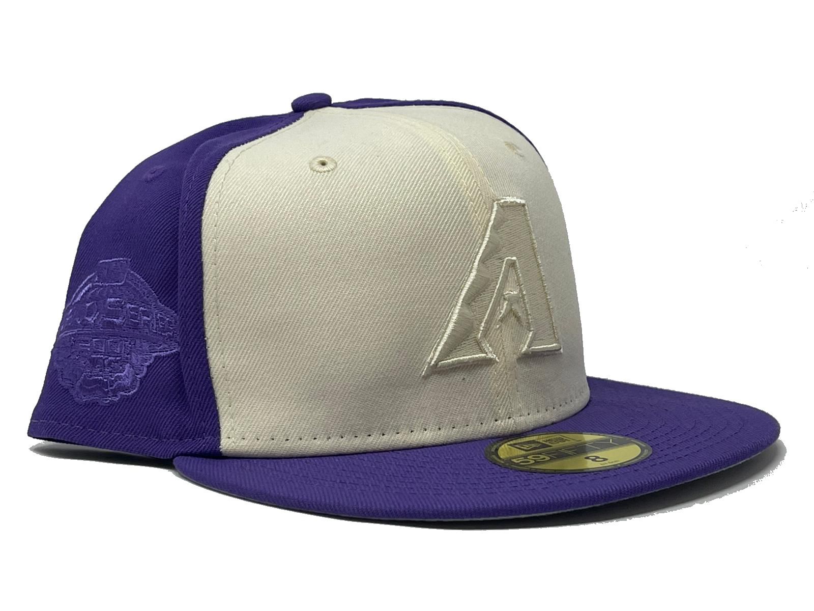 New Era Arizona Diamondbacks Purple Fitted Hat MLB 2001 World