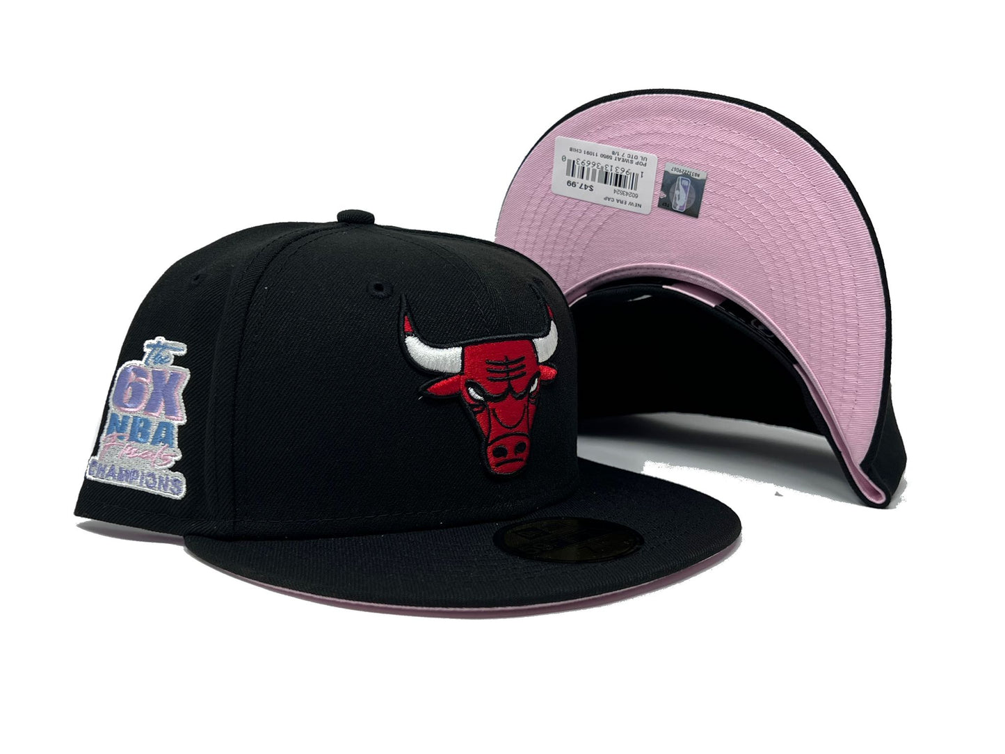 Chicago Bulls 6X Champions 59Fifty New Era Fitted Hats