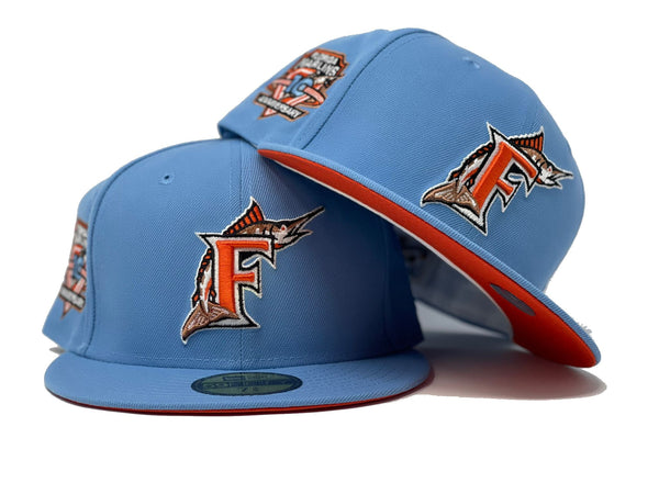 FLORIDA MARLINS 10TH ANNIVERSARY ICE LEMONADE ORANGE BRIM NEW ERA FI –  Sports World 165