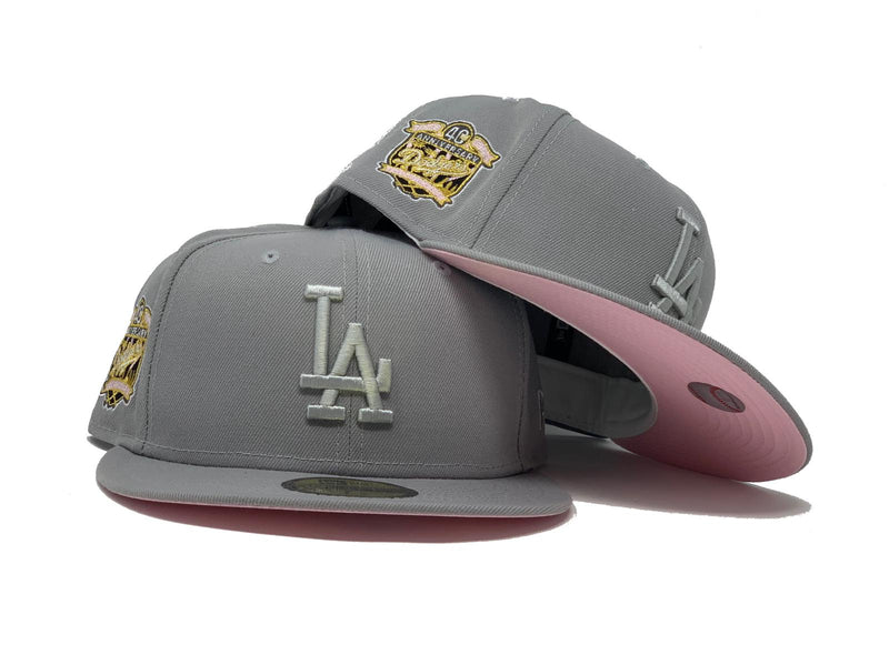 Los Angeles Dodgers New Era 40th Season Sky Blue Undervisor 59FIFTY Fitted  Hat – Gray