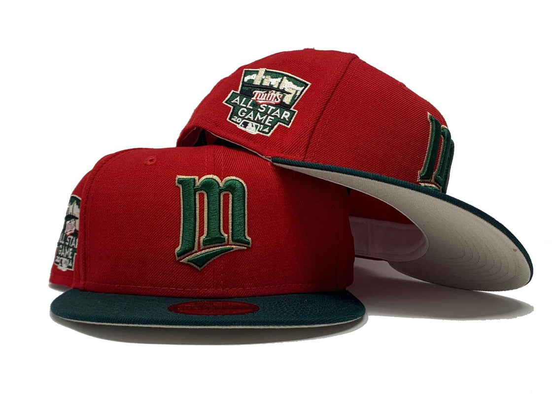 MINNESOTA TWINS 2014 ALL STAR GAME CREAM BRIM NEW ERA FITTED HAT