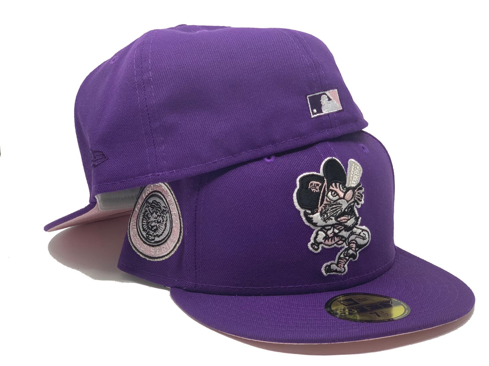 Purple Detroit Tigers 1968 World Series Custom New Era Fitted Hat