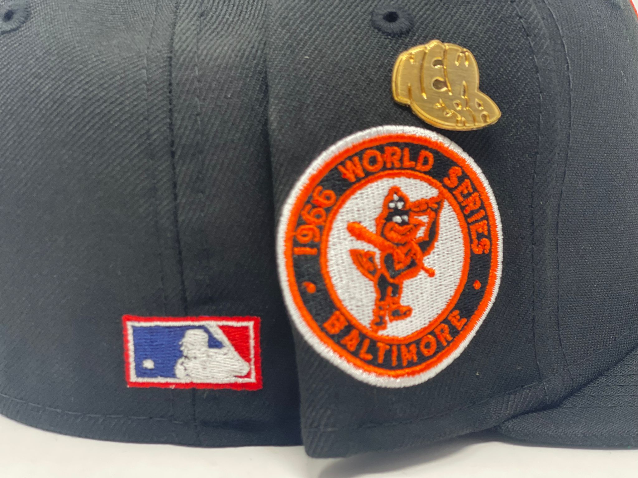 Baltimore Orioles 1966 World Series New Era 59Fifty Fitted Hat (59FIFTY DAY  - Team color Green Under Brim)
