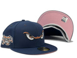 LAKE ELSINORE STORM 75TH ANNIVERSARY NAVY PINK BRIM NEW ERA FITTED HAT