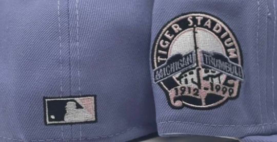 Men's New Era Lavender Detroit Tigers 59FIFTY Fitted Hat, Size: 8