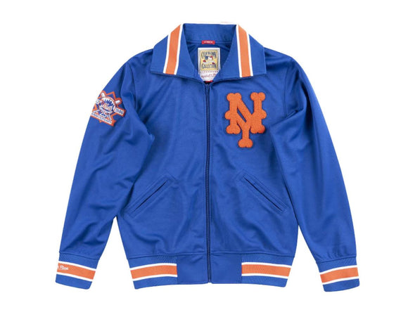 Authentic Mitchell and Ness BP Jacket New York Mets 1986