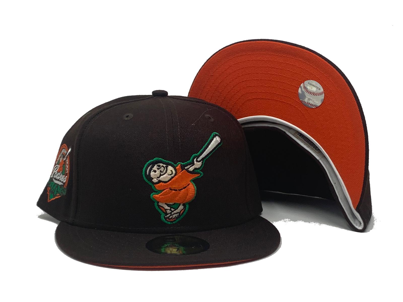 Dark Brown San Diego Padres 40th anniversary New Era Fitted Hat