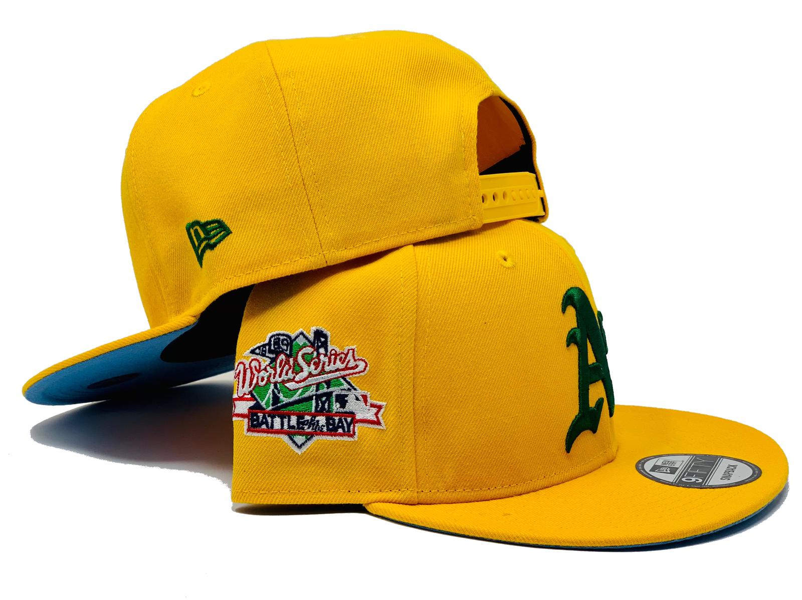 New Era 9FORTY MLB Oakland Athletics Cap - Dark Green/Yellow