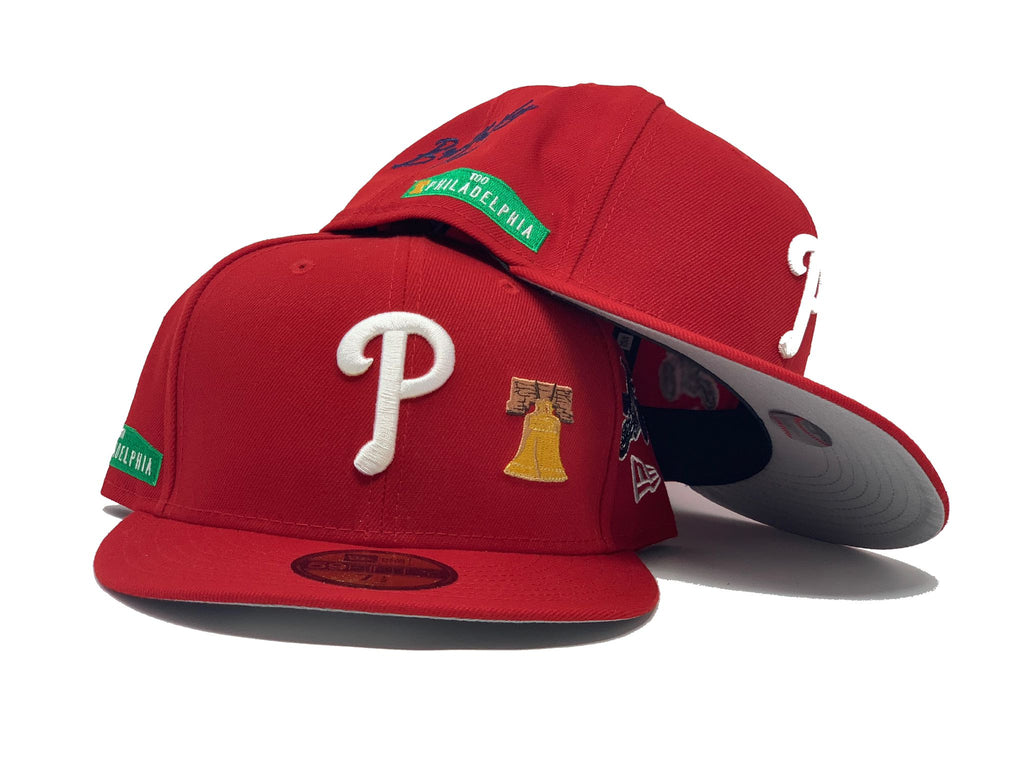 Red Philadelphia Phillies MLB City Transit Collection New Era Fitted