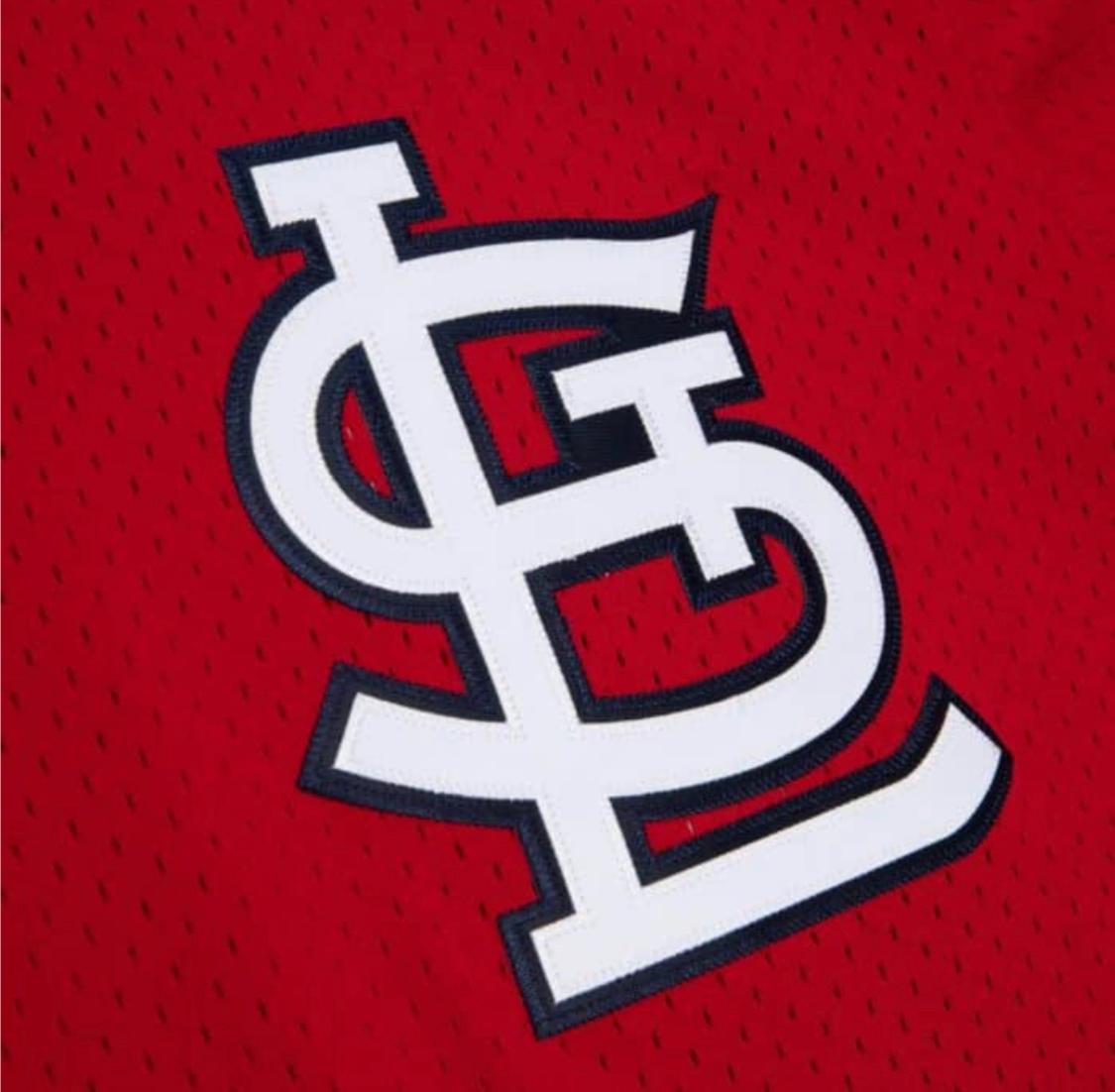 MITCHELL AND NESS ST. LOUIS CARDINALS OZZIE SMITH AUTHENTIC BATTING PRACTICE JERSEY