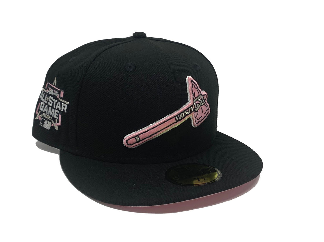 ATLANTA BRAVES 2021 ALL STAR GAME BLACK PINK BRIM NEW ERA FITTED HAT