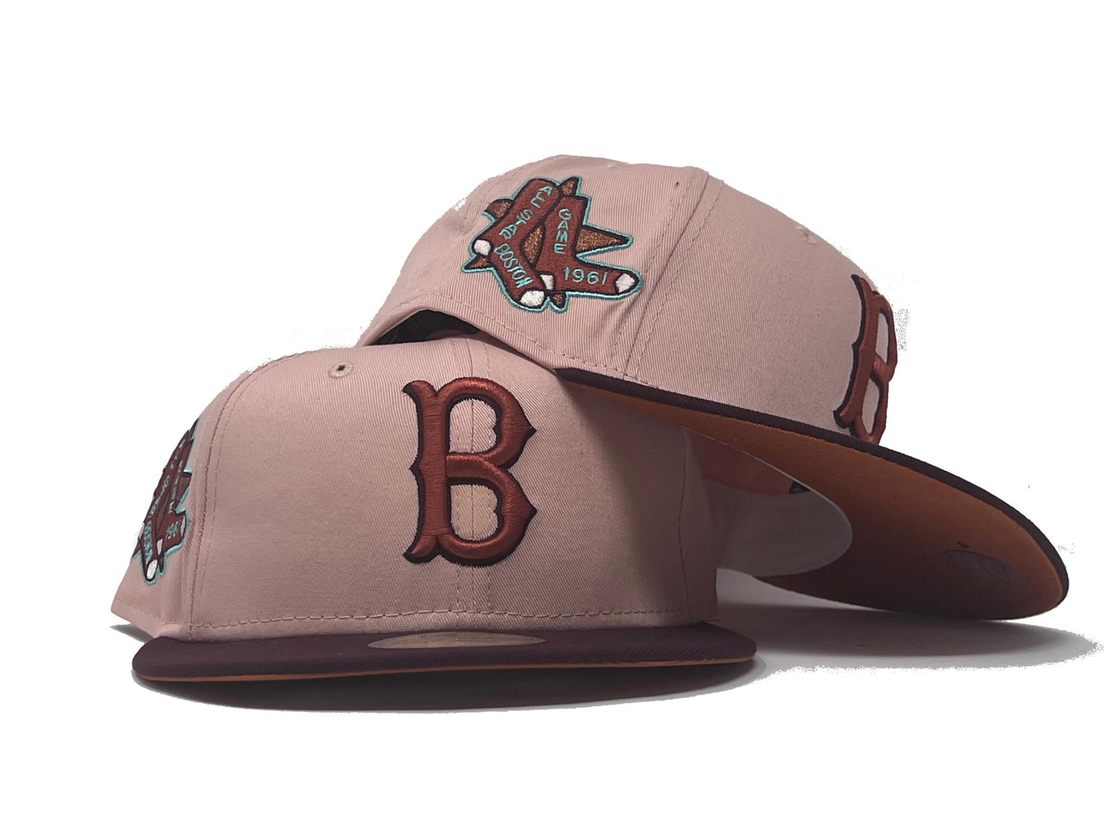 BOSTON RED SOX 1961 ALL STAR GAME LIGHT NAVY BROWN VISOR PEACH