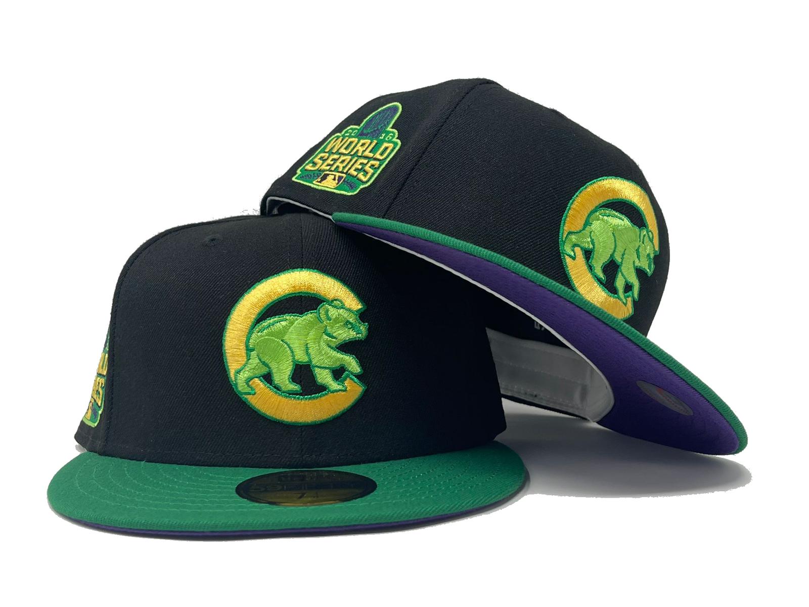 New Era Chicago Cubs Capsule Easter Collection Wrigley Field 59FIFTY Fitted Hat Green/Lavender