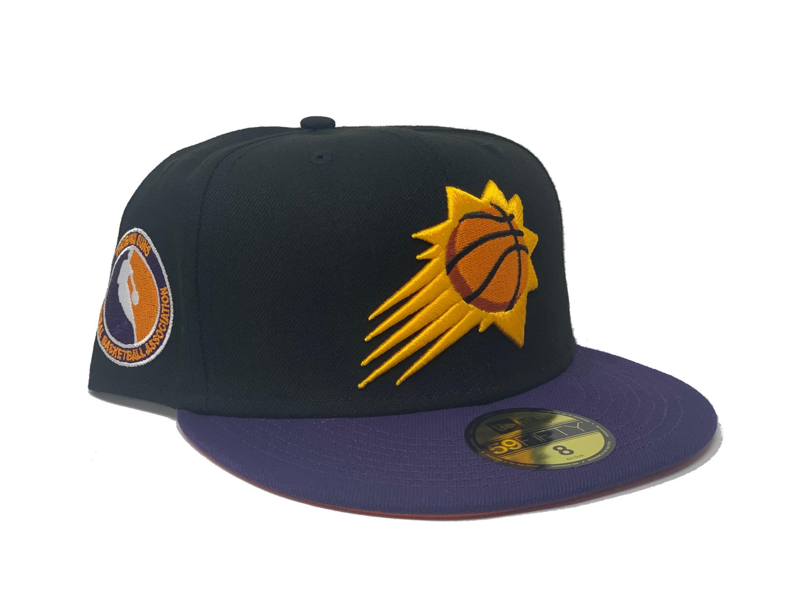 Black Phoenix Suns Custom NBA New Era 59fifty Fitted Hat