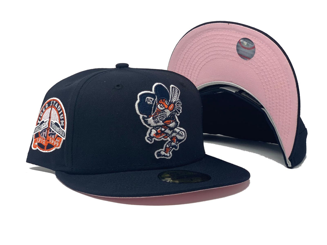 Navy Blue Detroit Tigers 59fifty Custom New Era Fitted Hat