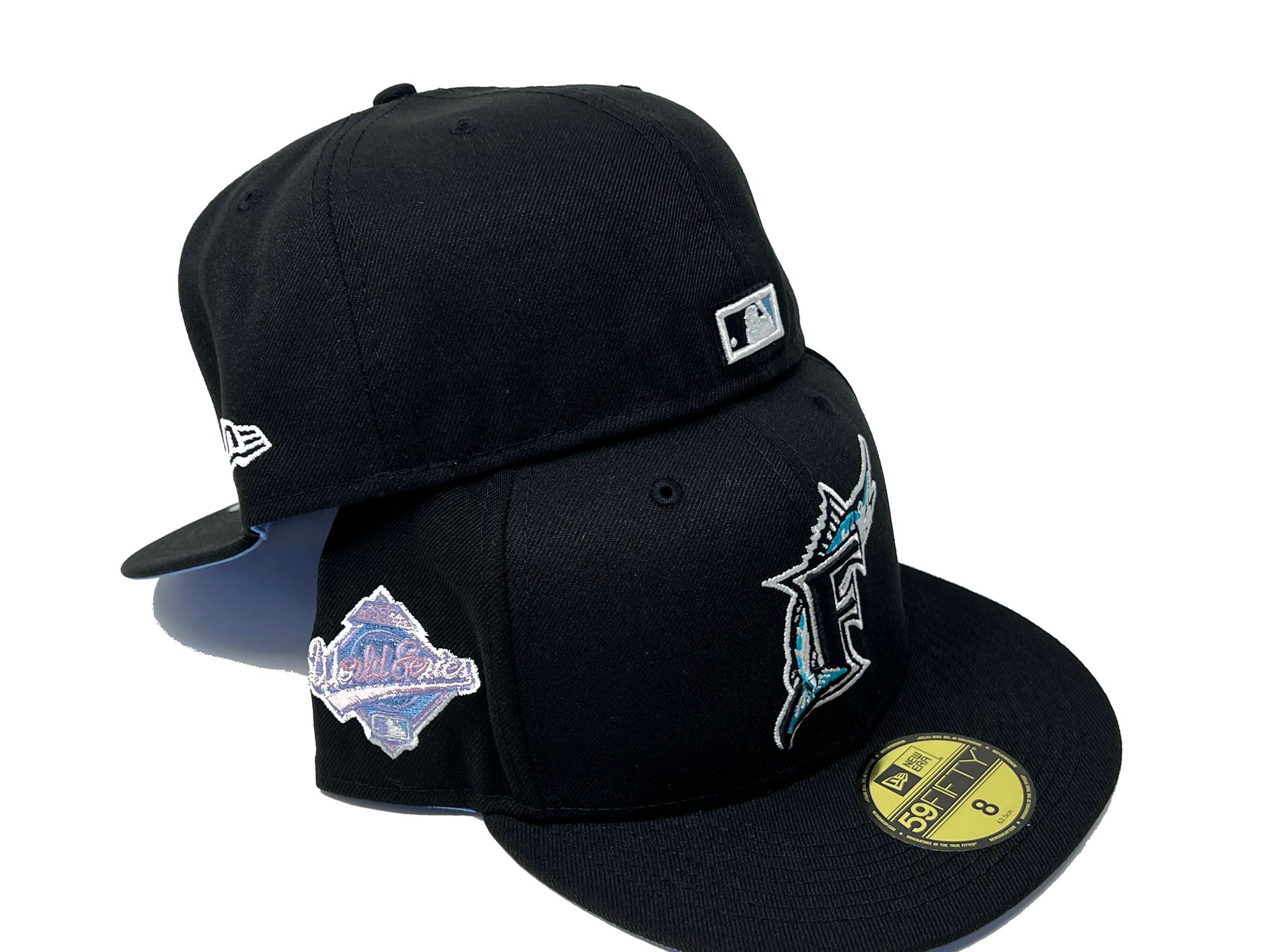 New Era 9Fifty MLB Miami Marlins Baycik Black Snapback Cap S/M