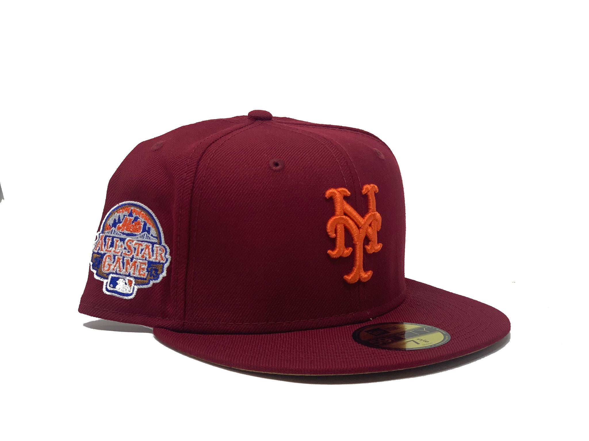 Men's New Era Brown/Maroon New York Mets Chocolate Strawberry 59FIFTY  Fitted Hat 