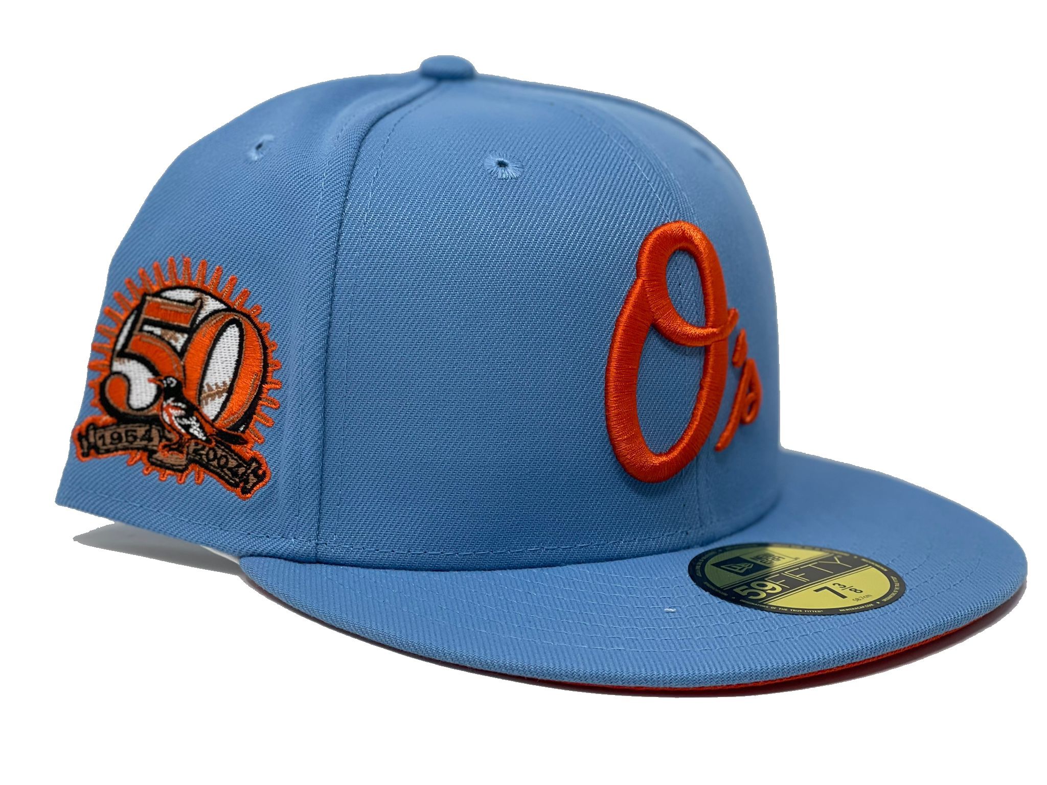 Sky Blue Baltimore Orioles 50th Anniversary New New Era Fitted Hat – Sports  World 165