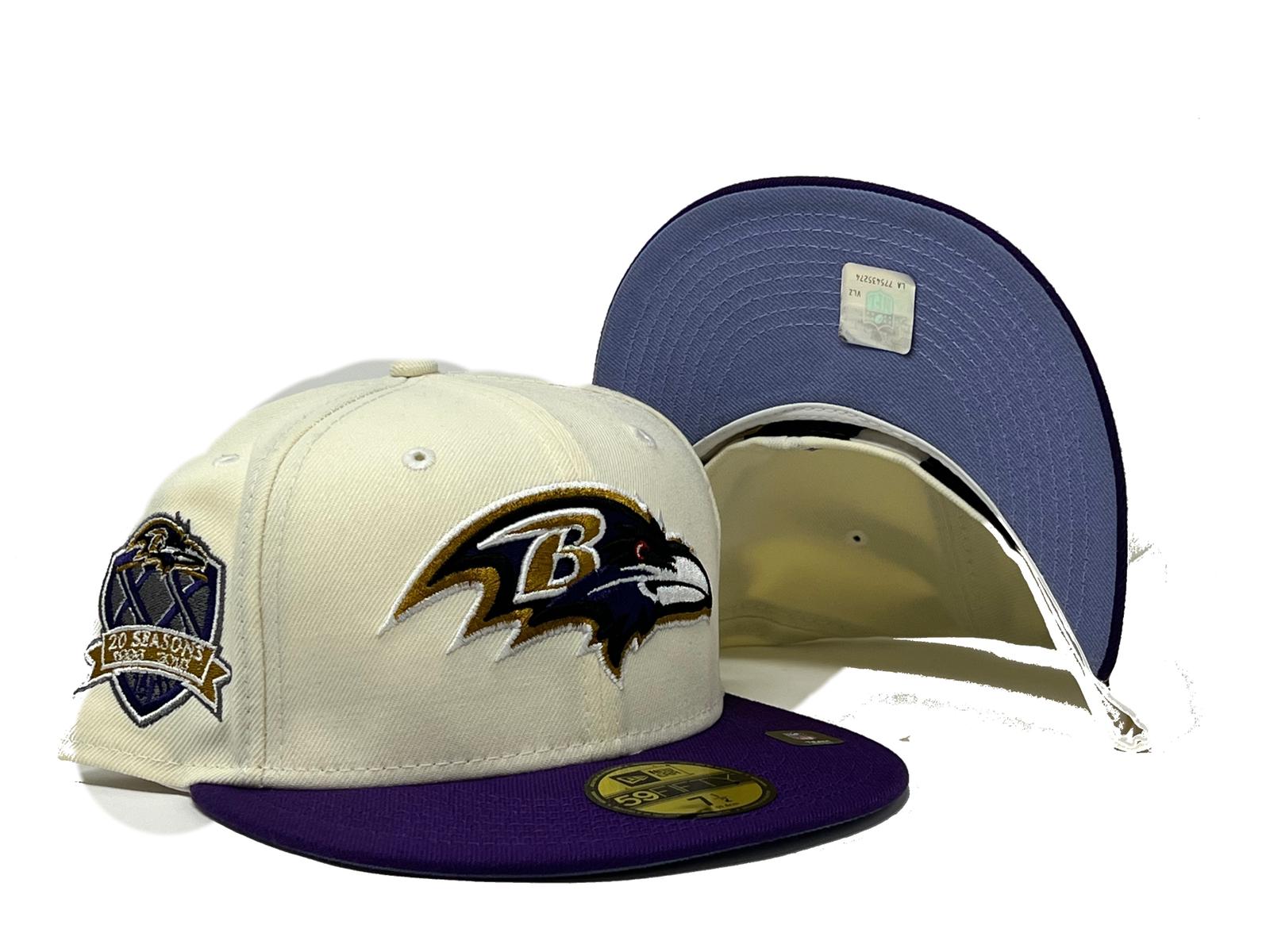 BALTIMORE RAVENS 20TH ANNIVERSARY 'NFL COLLECTION' LAVENDER BRIM NEW E –  Sports World 165