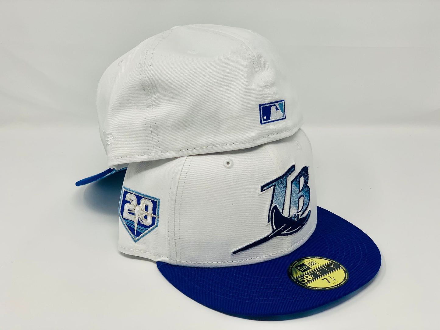 TAMPA BAY 20TH SEASONS " OCEAN-CLOUD COLLECTION" ICY BRIM NEW ERA FITTED HAT