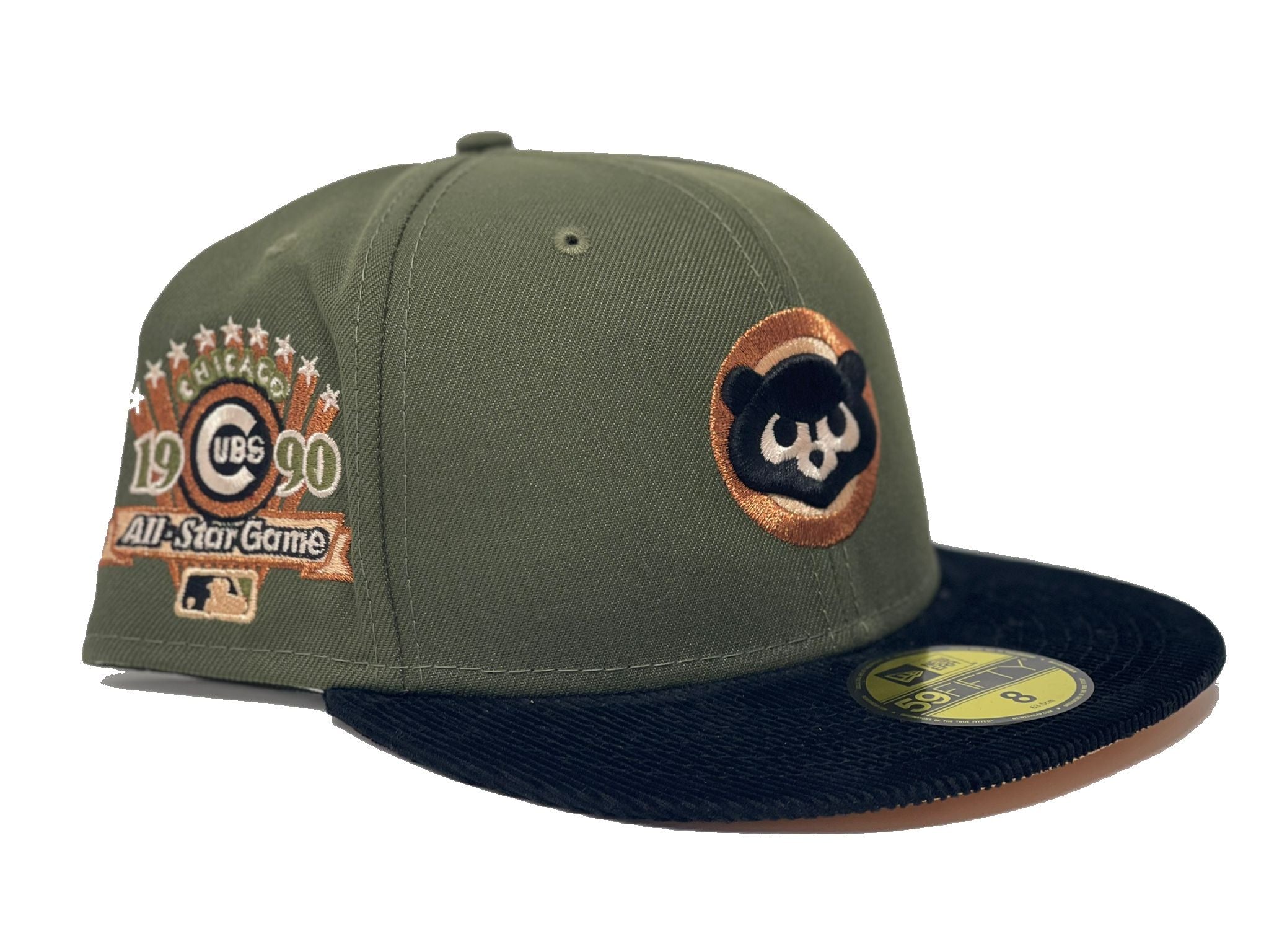 New Era Chicago Cubs ASG 59Fifty Men's Fitted Hat New Olive-Peach